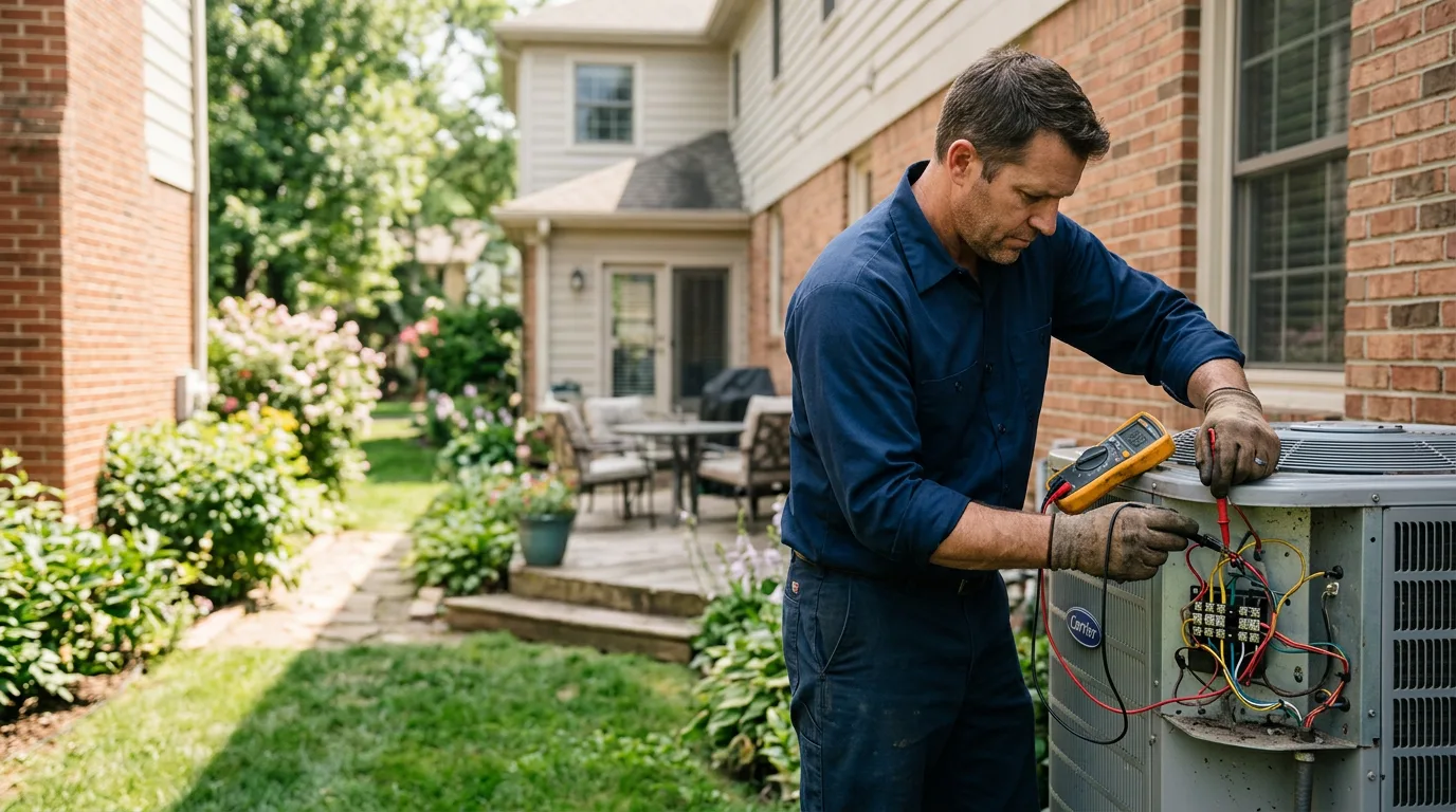 HVAC technician working near Keyport, NJ